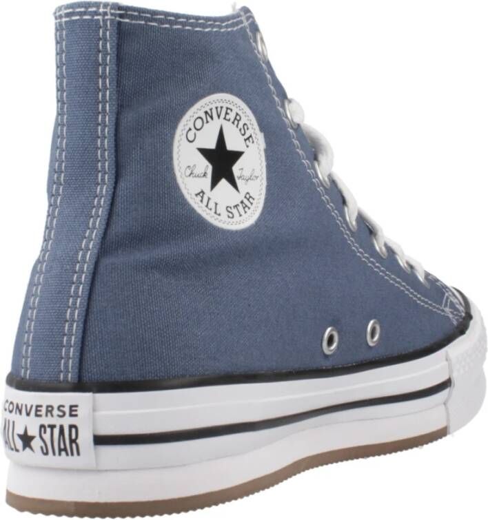 Converse Verhoogde Lakeside Sneakers Blue Dames