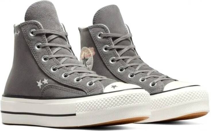 Converse Verhoogde Platform Sneaker Gray Dames