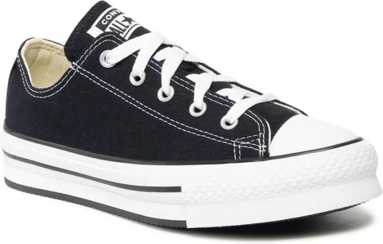 Converse Verhoogde Platform Sneakers Black Dames