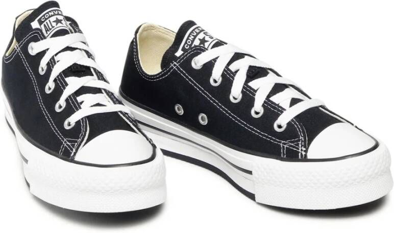 Converse Verhoogde Platform Sneakers Black Dames