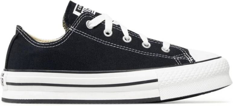 Converse Verhoogde Platform Sneakers Black Dames