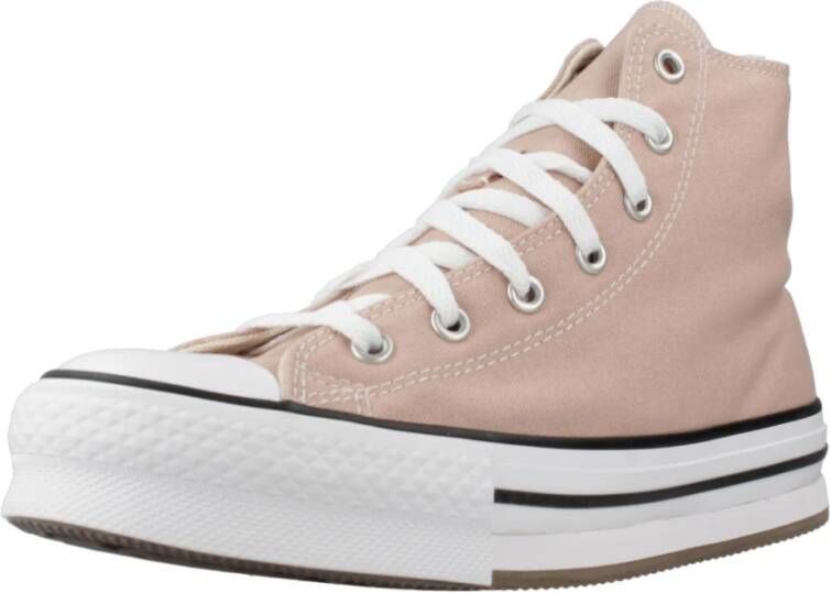 Converse Verhoogde Stoffige High-Top Sneakers Pink Dames