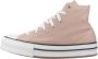 Converse Verhoogde Stoffige High-Top Sneakers Pink - Thumbnail 5