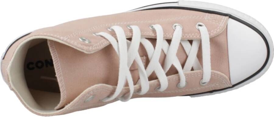 Converse Verhoogde Stoffige High-Top Sneakers Pink Dames