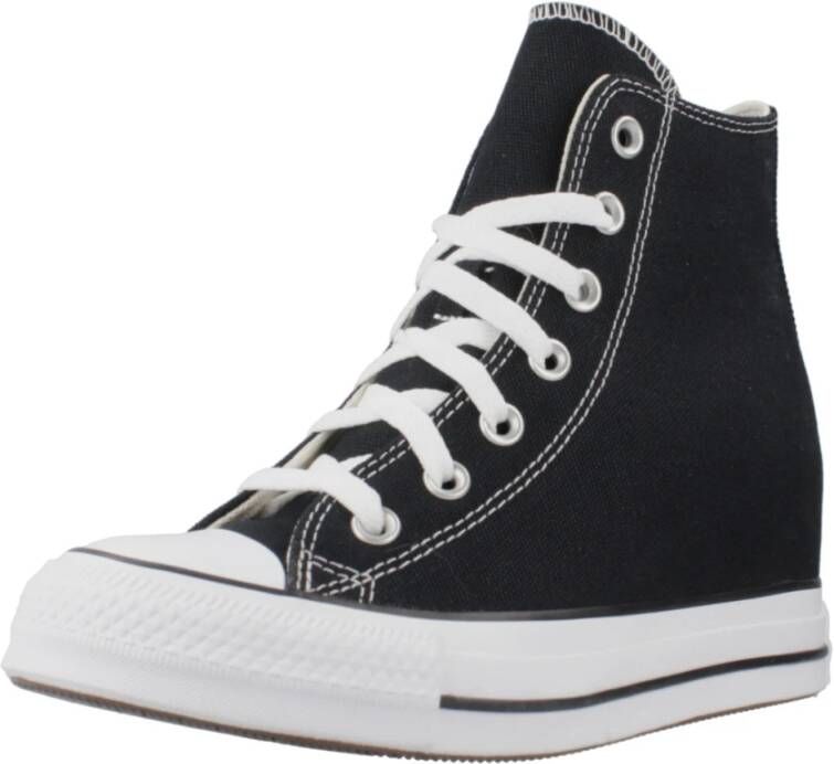 Converse Wig Hoge Top Sneakers Black Dames