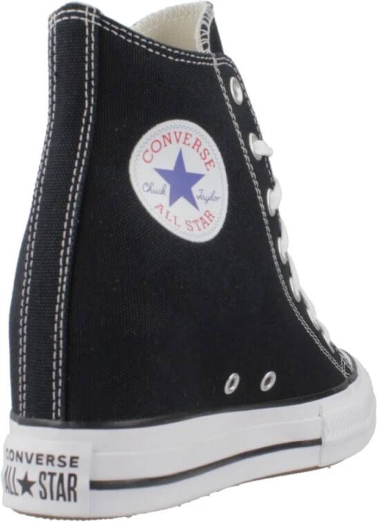 Converse Wig Hoge Top Sneakers Black Dames