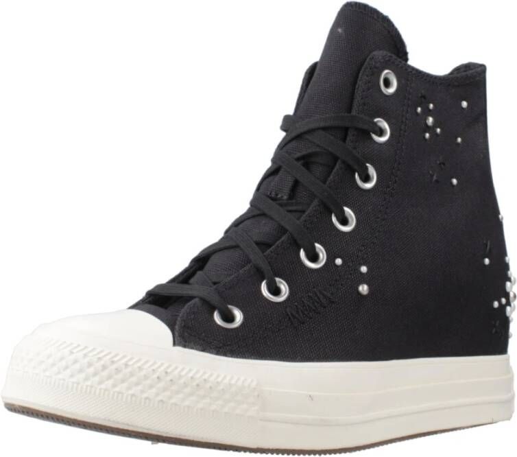 Converse Wig Hoge Top Sneakers Black Dames