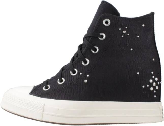 Converse Wig Hoge Top Sneakers Black Dames