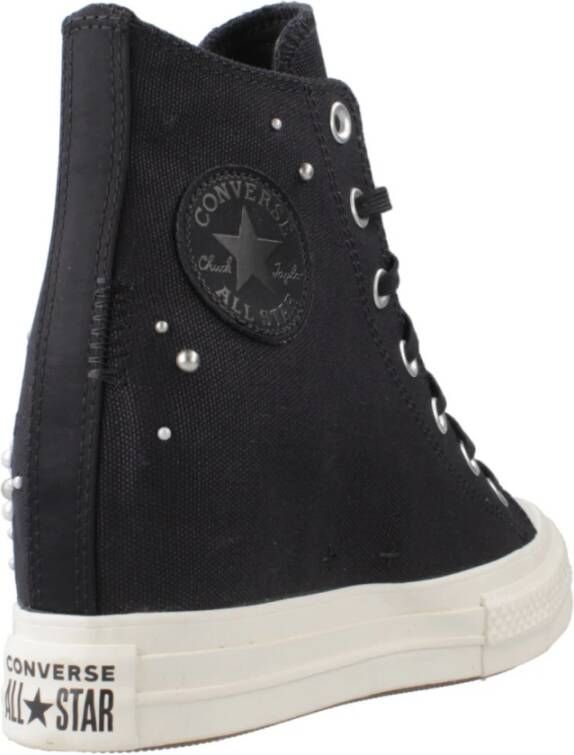 Converse Wig Hoge Top Sneakers Black Dames