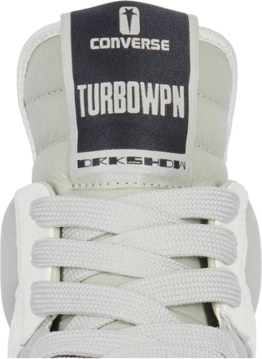 Converse Witte Leren Turbowpn Sneakers Gray Dames