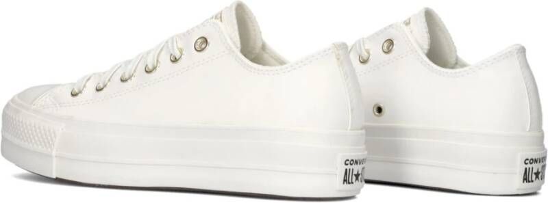 Converse Witte Platform Sneakers Trendy Casual Sporty White Dames