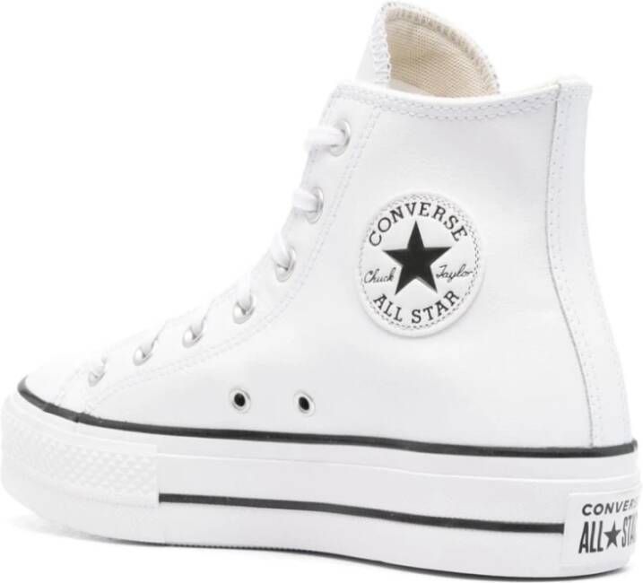 Converse Witte Sneakers met Streepdetail White Heren