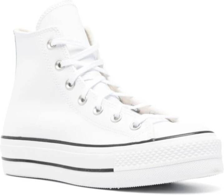 Converse Witte Sneakers met Streepdetail White Heren