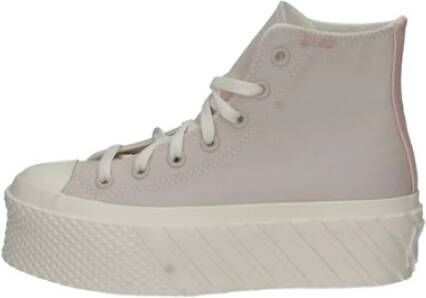 Converse Witte Sportieve Lift Ox Sneakers Beige Dames