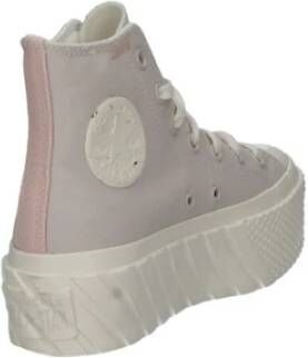 Converse Witte Sportieve Lift Ox Sneakers Beige Dames