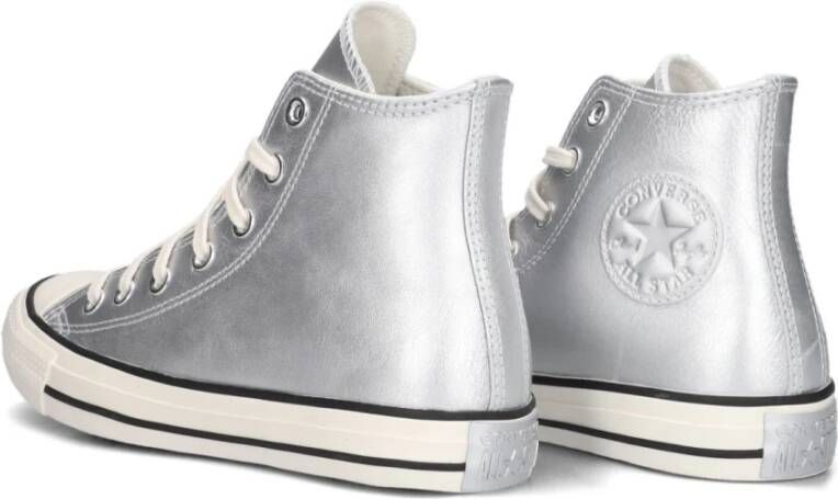 Converse Zilver Hi-Top Sneakers Chuck Taylor Gray Dames