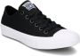 Converse Zwarte Canvas Sneakers Platte Rubberen Zool Black Heren - Thumbnail 2