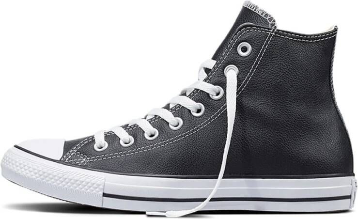 Converse Zwarte Casual High-Top Sneakers oor Dames Black Dames