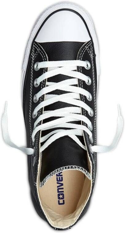 Converse Zwarte Casual High-Top Sneakers oor Dames Black Dames