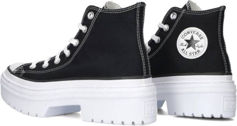 Converse Zwarte hoge sneakers met profielzool Black Dames