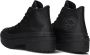 Converse Zwarte Hoge Top Lugged Hiel Sneakers Black Dames - Thumbnail 6