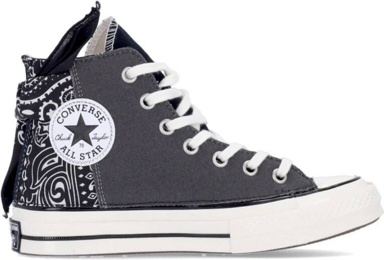 Converse Zwarte Paisley Patchwork Hoge Sneaker Black Heren