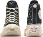 Converse Hoge Platform Sneakers Met Stiksels Black Dames - Thumbnail 10