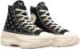 Converse Hoge Platform Sneakers Met Stiksels Black Dames - Thumbnail 11