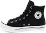 Converse Zwarte Sneakers met Stoffen Voering en Rubberen Zool Zwart Dames - Thumbnail 3