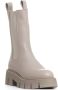 Copenhagen Shoes Beige Leren Chelsea Boot met Gestructureerde Zool Beige Dames - Thumbnail 2