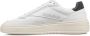 Copenhagen Shoes Handgemaakte Leren Sneakers met Contrasterende Hiel White Heren - Thumbnail 3