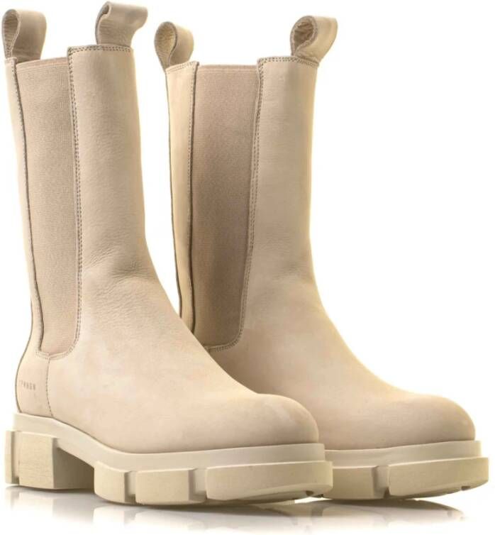 Copenhagen Shoes Klassieke Chelsea Boots voor Mannen Beige Dames