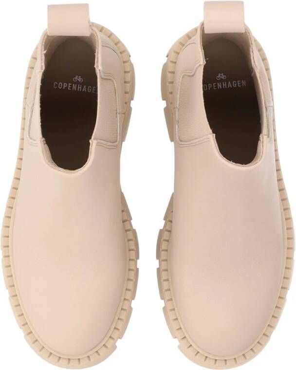 Copenhagen Shoes Leren Chelsea Boot in Natuur Beige Dames