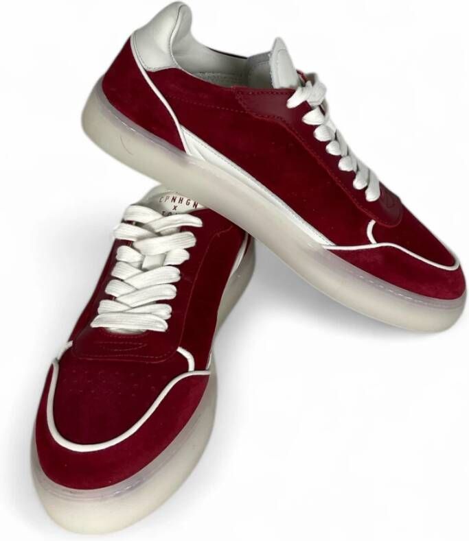 Copenhagen Shoes Leren Mix Stijlvolle Schoenen Red Dames