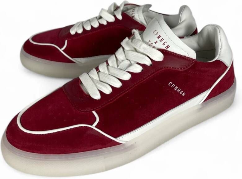 Copenhagen Shoes Leren Mix Stijlvolle Schoenen Red Dames