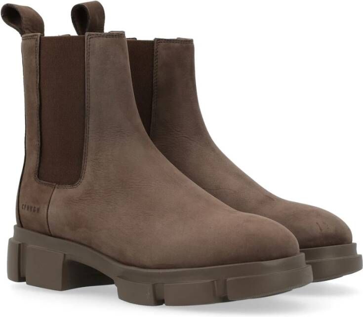 Copenhagen Shoes Nabuc Chelsea Boot voor vrouwen Brown Dames