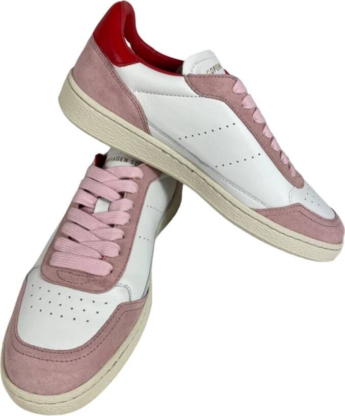 Copenhagen Shoes Leren Mix Heren Sneaker Wit Zwart White Dames