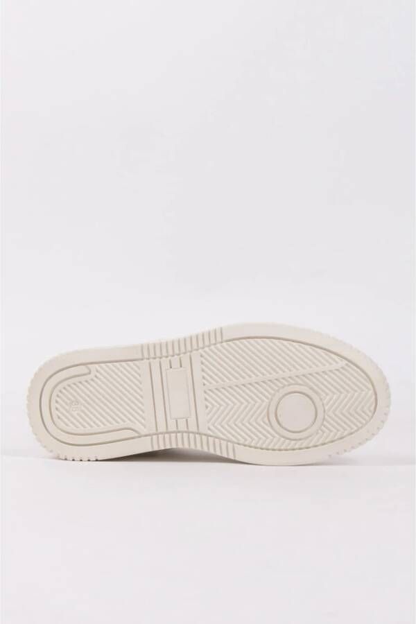 Copenhagen Shoes Hoge Top Sneaker Vitello Wit Crème Wit Dames