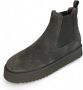 Copenhagen Shoes Suède Chelsea Boots met schapenvacht Black Heren - Thumbnail 3