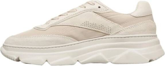 Copenhagen Shoes Witte Sneakers met Uniek Design Beige Dames