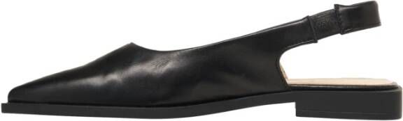 Copenhagen Shoes Zwarte Ballerina's Elegante Leren Schoenen Black Dames