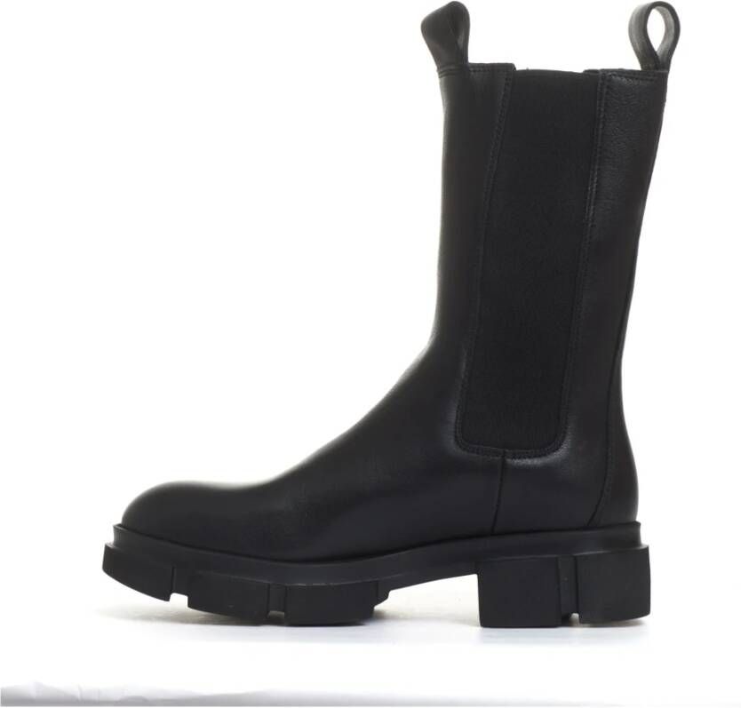 Copenhagen Shoes Zwarte Chelsea Boots Black Dames