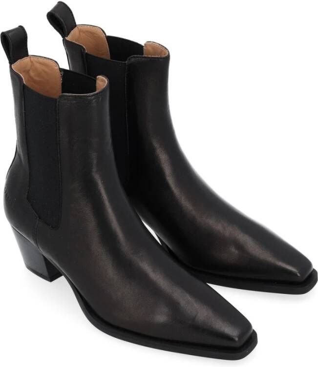 Copenhagen Shoes Zwarte Leren Dameslaars Black Dames