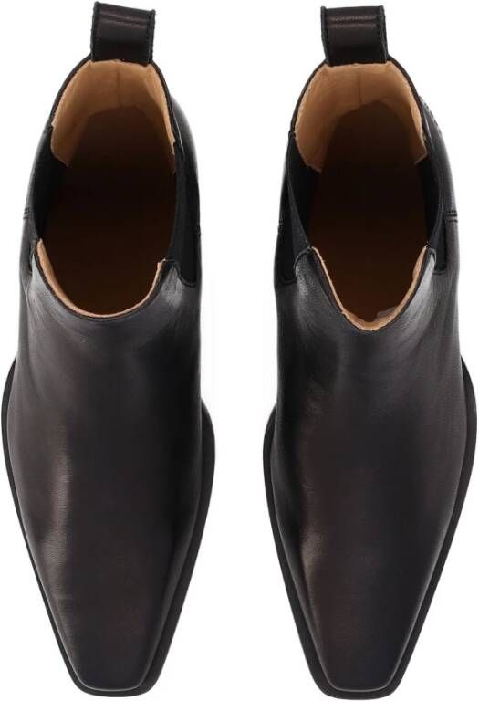 Copenhagen Shoes Zwarte Leren Dameslaars Black Dames