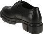 Copenhagen Studios Derby brogue veterschoenen van geperst leer Black Dames - Thumbnail 4