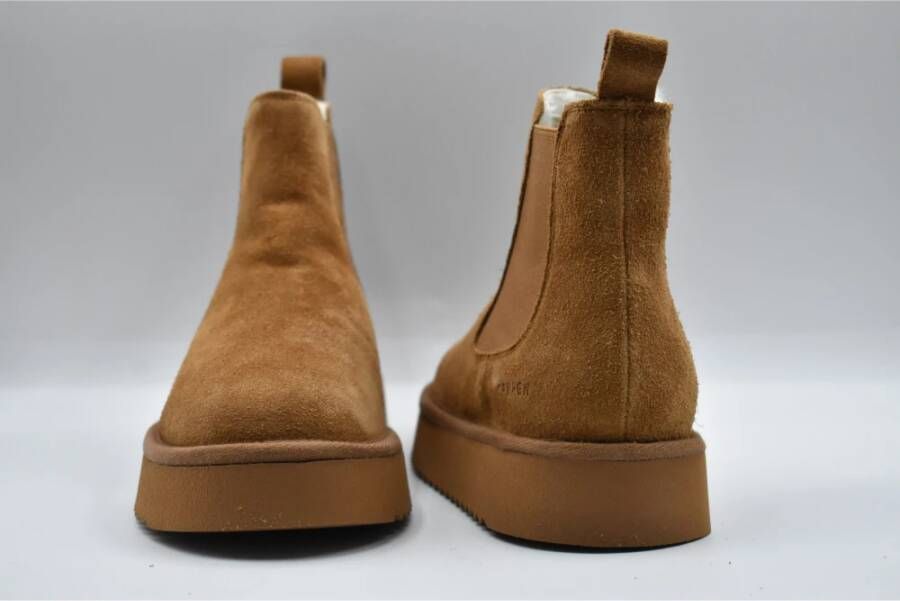 Copenhagen Studios Brandy Veterschoenen Platte Schoenen Brown Dames