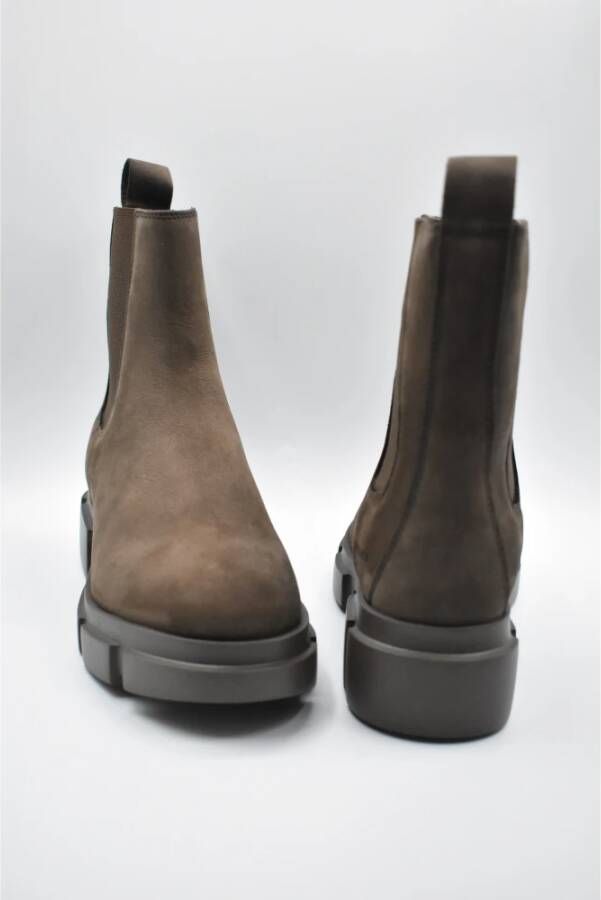 Copenhagen Studios Bruine Veterschoenen Platte Schoenen Vrouwen Brown Dames