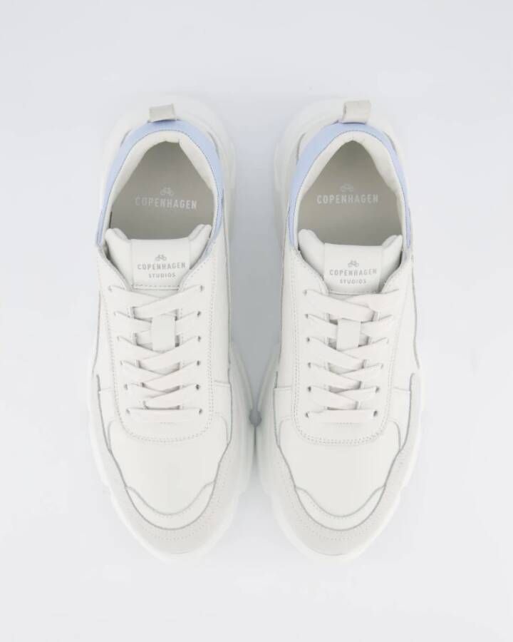 Copenhagen Studios Dames Cph40 Sneaker Wit Blauw White Dames