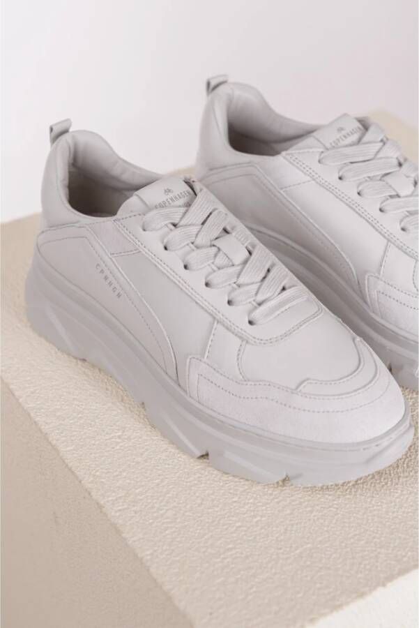 Copenhagen Studios Grijze Mix Leren Sneaker Gray Dames