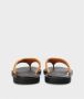 Copenhagen Studios Nappa Leren Teenslipper Sandalen Orange Dames - Thumbnail 3